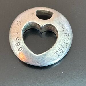 Tiffany & Co. Sterling Silver Heart Charm